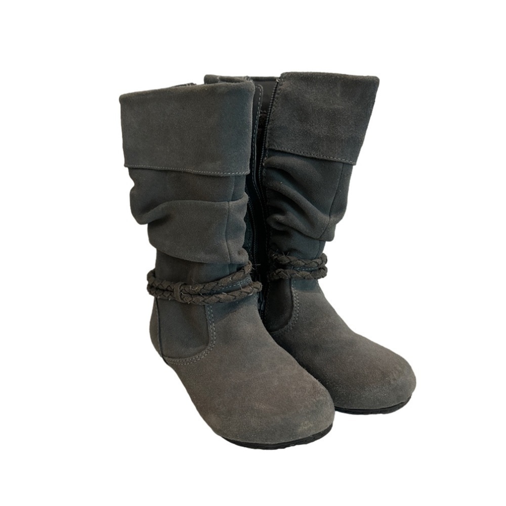 KENNETH Cole Reaction Grey Suede Boots size 8.5Y